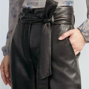 Wilfred high tied pant in green olive